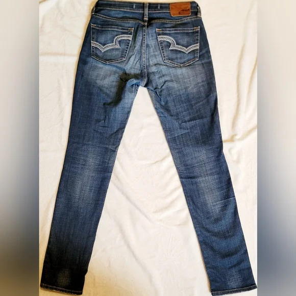 Big Star Alex Skinny Jeans Women's 27 Dark Wash Blue Stretch Denim Mid Rise Pant - Picture 11 of 13